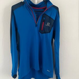 Salomon Men's Blue Pull Over